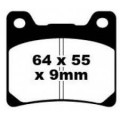 EBC Brakes Double-H Sintered Superbike Brake Pads Rear - FA88HH EBC Brakes Double-H Sintered Superbike Brake Pads Rear - FA88HH